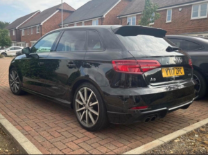 2017 Audi A3 1.4 Tfsi Cod Black Edition Sportback Euro 6 (s/s) 5dr in Black — image 3