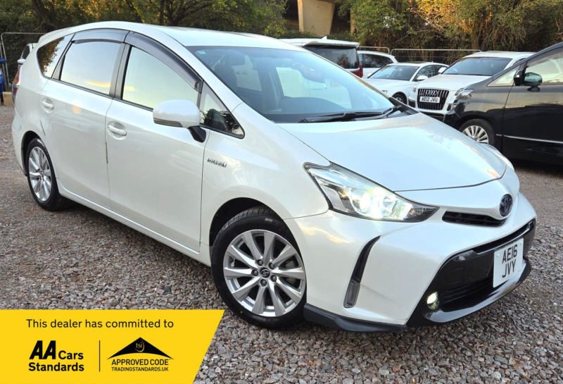 2016 Toyota Prius+ 1.8l Hybrid - 7 Seater-Ulez/caz Pass-Free 24months Gold Warranty & 12months Aa Breakdown Cover in White — image 1