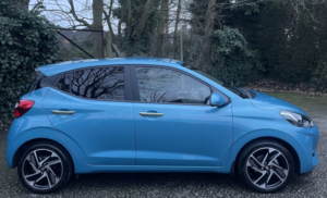 2023 Hyundai I10 1.2 I10 Prem 1.2 84ps AMT +tp My23 in Blue — image 2