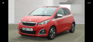 2017 Peugeot 108 1.2 Puretech Collection in Red — image 2