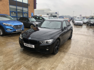 2016 BMW 3 Series 2.0 320d Xdrive M Sport Saloon in Black — image 3