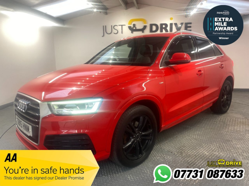 2015 Audi Q3 2.0 Tdi S Line SUV 5dr Diesel Manual Euro 6 (s/s) (150 Ps) in Red — image 1