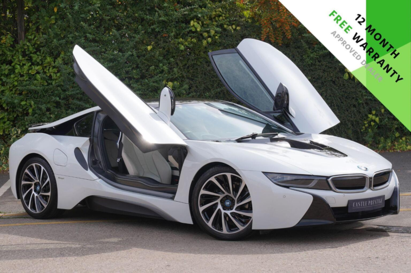2016 BMW I8 1.5 7.1kwh Auto 4WD Euro 6 (s/s) 2dr in White — image 1
