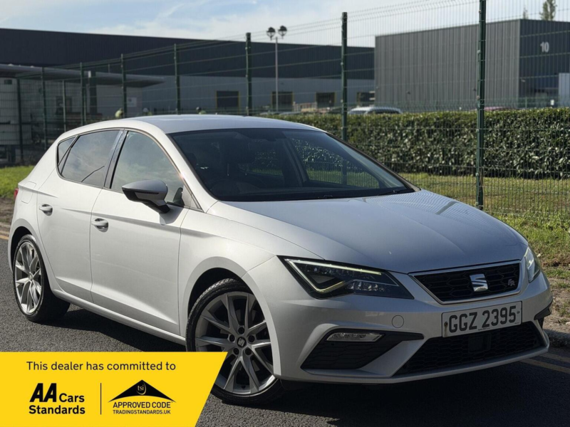 2017 SEAT Leon 2.0 Tdi Fr Technology Euro 6 (s/s) 5dr in Silver — image 1