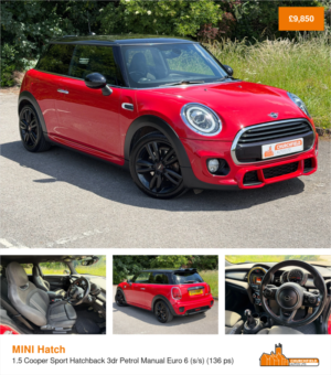 2019 MINI Hatch 1.5 Cooper Sport Hatchback 3dr Petrol Manual Euro 6 (s/s) (136 Ps) in Red — image 2