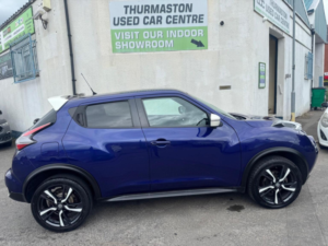 2016 Nissan Juke 1.6 Tekna Xtron Euro 6 5dr in Blue — image 2