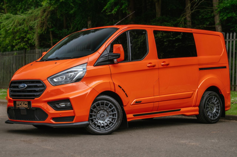 2022 Ford Transit Custom 2.0 320 Ecoblue Ms-Rt Panel Van 5dr Diesel Auto L1 H1 Euro 6 (s/s) (185 Ps) Msrt in Orange — image 1