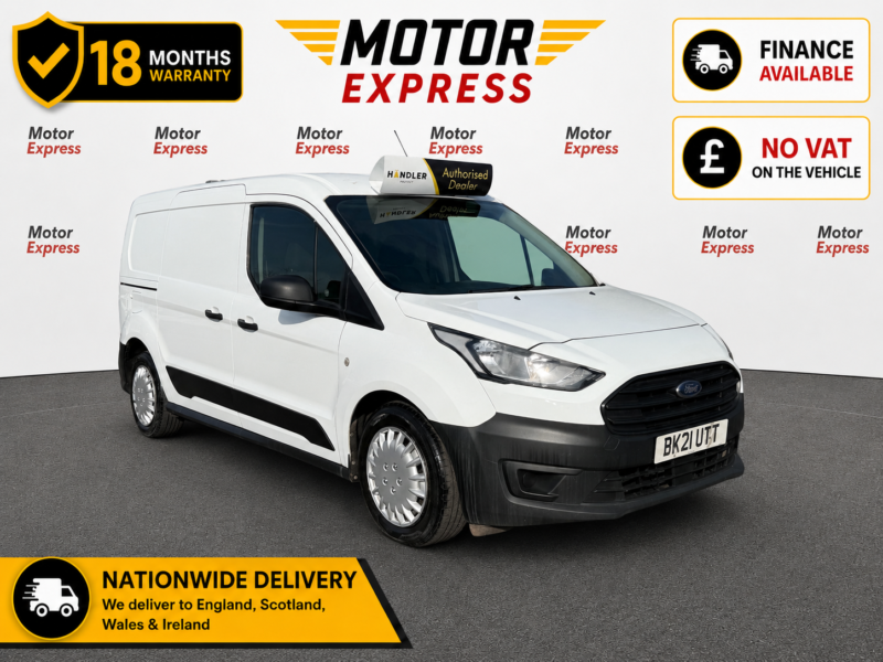 2021 Ford Transit 1.5 Transit Connect Leader Dciv 230 L2 1.5l Ecoblue 100ps Fwd 6 Speed Manual in White — image 1