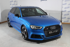 2019 Audi S3 2.0 Tfsi Black Edition Sportback 5dr Petrol S Tronic Quattro Euro 6 (s/s) (300 Ps) in Blue — image 4