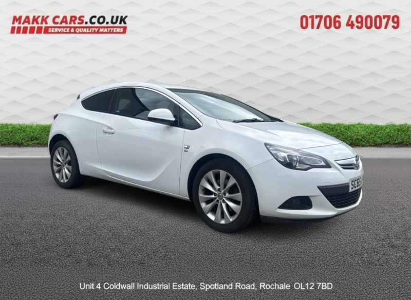 2015 Vauxhall Astra Gtc 1.4 I Turbo Sri in White — image 1