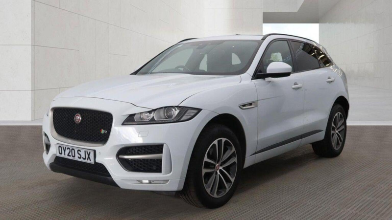 2020 Jaguar F-Pace 2.0 D240 R-Sport Auto AWD Euro 6 (s/s) 5dr in White — image 1