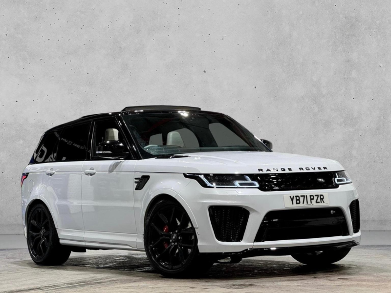 2022 Land Rover Range Rover Sport 5.0 P575 V8 Svr Auto 4WD Euro 6 (s/s) 5dr in White — image 1