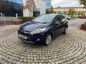 2011 Ford Fiesta 1.6 Tdci Dpf Titanium 5dr in Blue — image 3