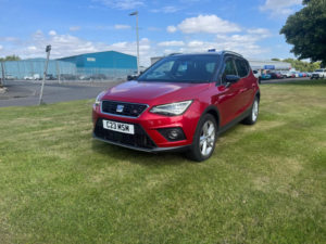 2021 SEAT Arona 1.0 Tsi Fr SUV 5dr Petrol Manual Euro 6 (s/s) (110 Ps) in Red — image 2