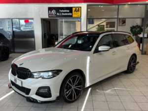 2021 BMW 3 Series 2.0 330e M Sport Touring in White — image 5