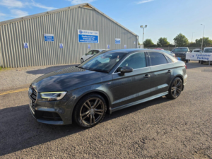 2019 Audi A3 1.6 Tdi 30 S Line Euro 6 (s/s) 4dr in Grey — image 3