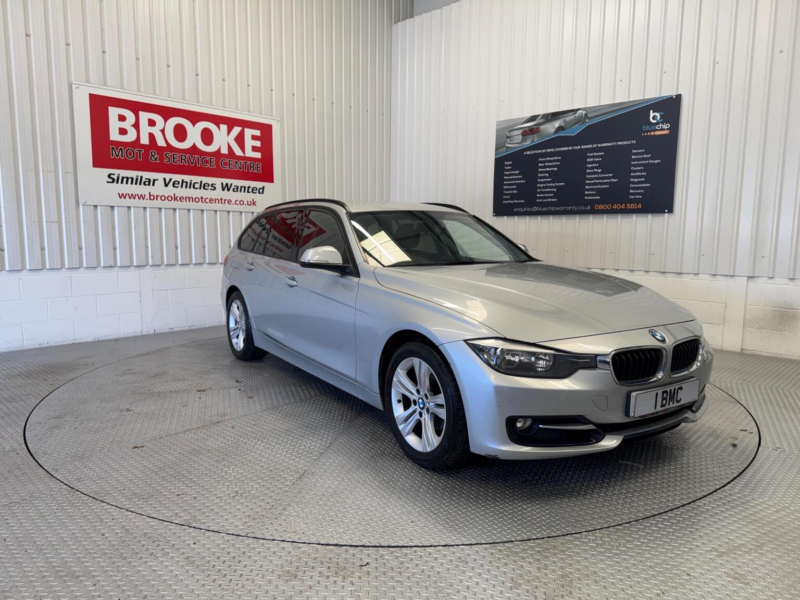 2015 BMW 3 Series 2.0 320i Sport Touring Euro 6 (s/s) 5dr in Silver — image 1
