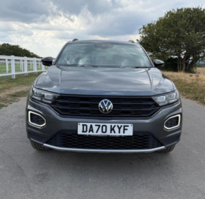 2020 Volkswagen T-Roc 1.5 Tsi Evo Black Edition DSG Euro 6 (s/s) 5dr in Grey — image 2