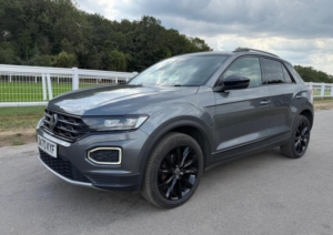 2020 Volkswagen T-Roc 1.5 Tsi Evo Black Edition DSG Euro 6 (s/s) 5dr in Grey — image 3
