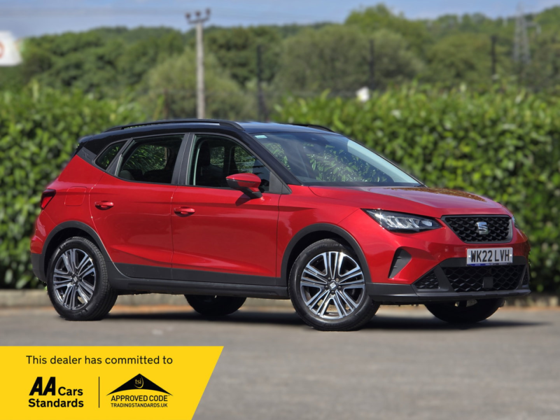 2022 SEAT Arona 1.0 Tsi Evo Se Technology SUV 5dr Petrol Manual Euro 6 (s/s) (95 Ps) in Red — image 1