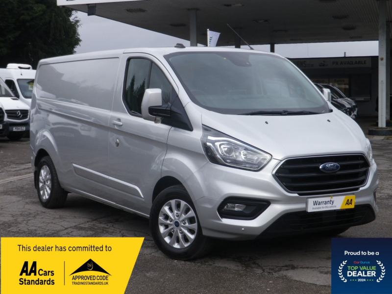 2022 Ford Transit Custom 2.0 Transit Custom Limited Van 300 L2 2.0l Ecoblue 130ps Fwd 6 Speed Automatic in Silver — image 1