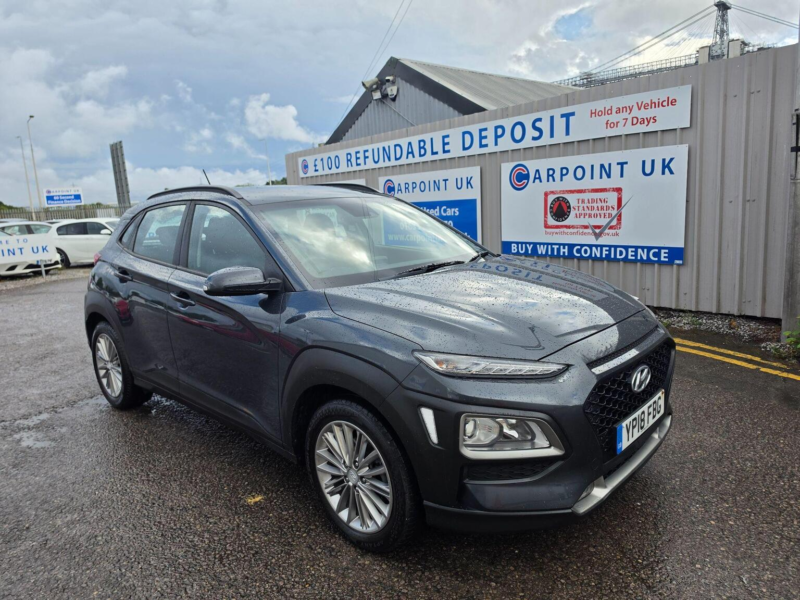 2018 Hyundai Kona 1.0 T-Gdi Blue Drive Se Euro 6 (s/s) 5dr in Grey — image 1