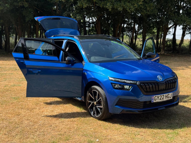 2022 Skoda Kamiq 1.0 Tsi Monte Carlo Euro 6 (s/s) 5dr in Blue — image 1