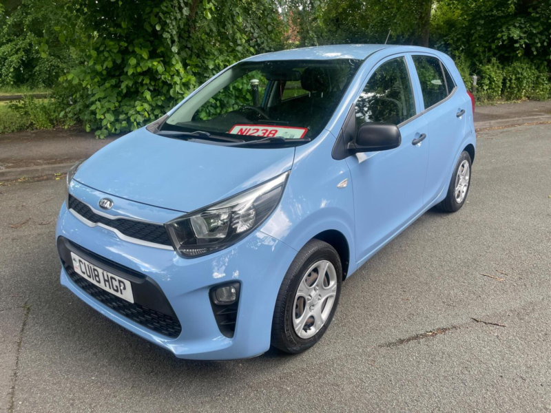 2018 Kia Picanto 1.0 1 Euro 6 5dr in Blue — image 1