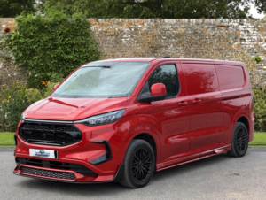 2025 Ford Transit Custom 2.0 320 Ecoblue Limited Auto L2 H1 Euro 6 (s/s) 5dr in Red — image 2