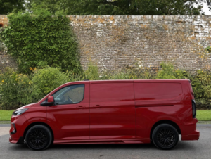 2025 Ford Transit Custom 2.0 320 Ecoblue Limited Auto L2 H1 Euro 6 (s/s) 5dr in Red — image 3