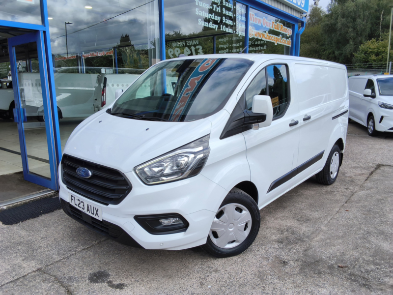 2023 Ford Transit Custom 2.0 320 Ecoblue Trend Panel Van 5dr Diesel Manual L1 H1 Euro 6 105 Ps in White — image 1