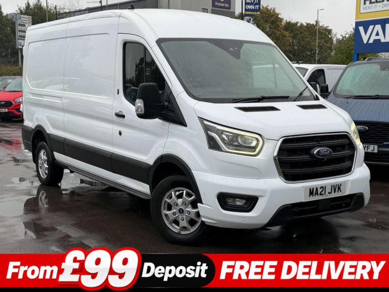 2021 Ford Transit 2.0 350 Ecoblue Limited Panel Van 5dr Diesel Manual Rwd L3 H2 Euro 6 (s/s) (185 Ps) in White — image 1