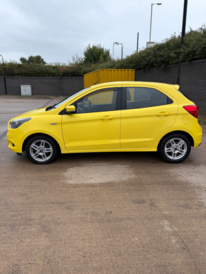 2018 Ford Ka+ 1.2 Ti-Vct Zetec Hatchback 5dr Petrol Manual Euro 6 (s/s) (70 Ps) in Yellow — image 2