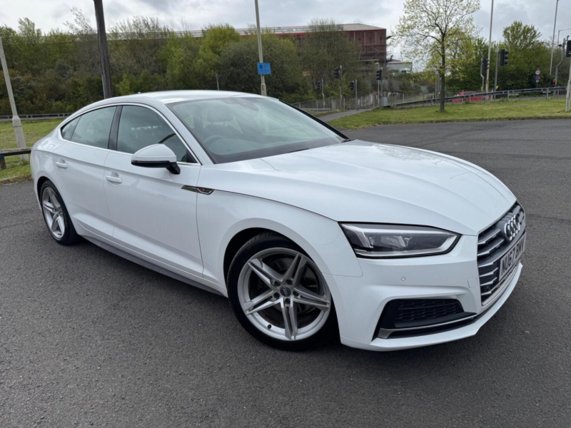 2017 Audi A5 2.0 Tdi S Line Sportback Euro 6 (s/s) 5dr in White — image 1
