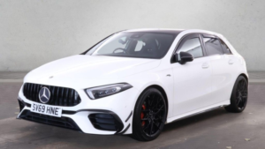 2019 Mercedes-Benz A Class 2.0 A35 Amg (premium Plus) Hatchback 5dr Petrol Spds Dct 4matic Euro 6 (s/s) (306 Ps) in White — image 3