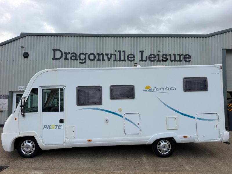 2007 Pilote Aventura G-710 Motorhome Fixed Bed 4 Berth Fiat Ducato 2.3jtd in White — image 1