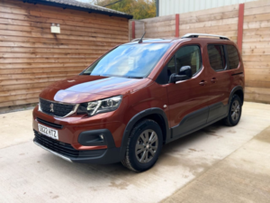 2022 Peugeot Rifter 3 SEAT Auto Wheelchair Accessible Disabled Access Vehicle Wav in Bronze — image 5