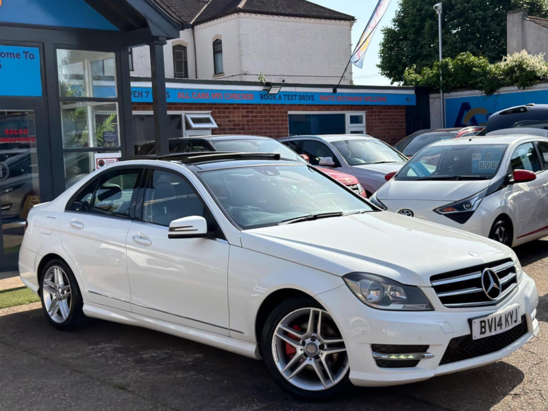 2014 Mercedes-Benz C Class 2.1 C220 Cdi Amg Sport Edition G-Tronic+ Euro 5 (s/s) 4dr in White — image 1