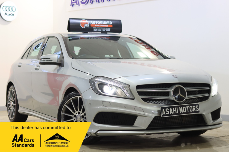 2015 Mercedes-Benz A Class 1.6 A180 Sport (executive) 7g-Dct Euro 6 (s/s) 5dr in Silver — image 1