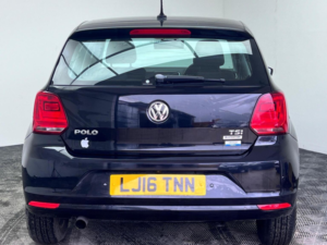 2016 Volkswagen Polo 1.2 Tsi Bluemotion Tech Se Hatchback 5dr Petrol DSG Euro 6 (s/s) (90 Ps) in Black — image 5