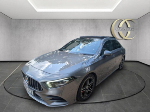 2019 Mercedes-Benz A Class 1.5 A180d Amg Line (premium Plus) 7g-Dct Euro 6 (s/s) 4dr in Grey — image 5