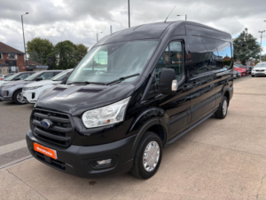 2022 Ford Transit 2.0 310 Ecoblue Trend Fwd L3 H2 Euro 6 (s/s) 5dr in Black — image 4