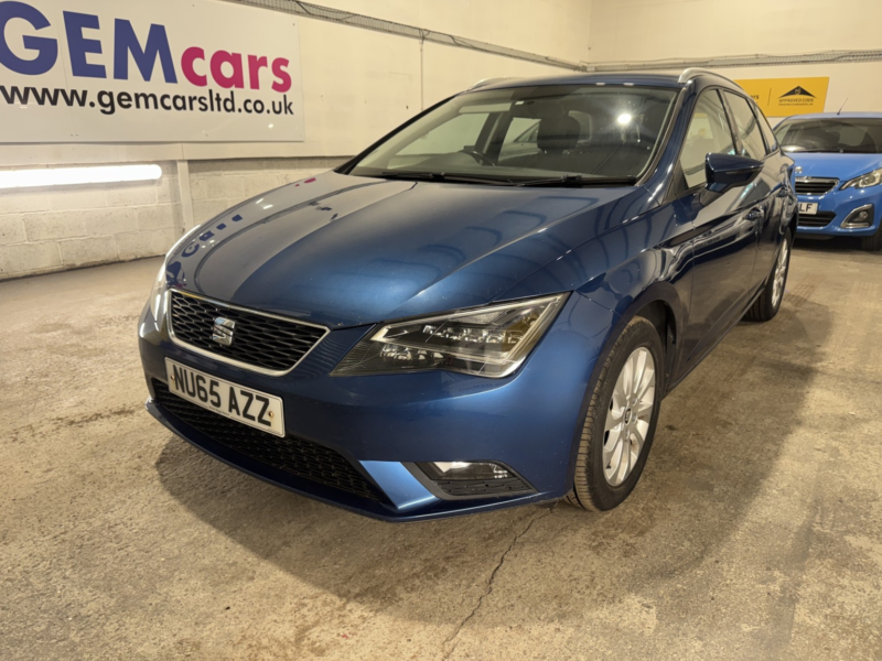 2015 SEAT Leon 1.6 Tdi Se in Blue — image 1