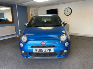 2015 Fiat 500 1.2 S Euro 6 (s/s) 3dr in Blue — image 2