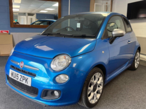 2015 Fiat 500 1.2 S Euro 6 (s/s) 3dr in Blue — image 3