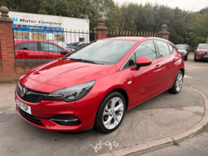 2021 Vauxhall Astra 1.2 Turbo Sri Euro 6 (s/s) 5dr in Red — image 3