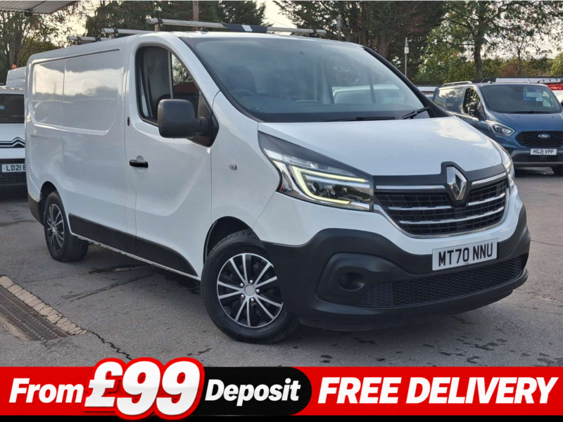 2021 Renault Trafic 2.0 Dci Energy 30 Business+ Panel Van 5dr Diesel Manual Swb Standard Roof Euro 6 (s/s) (145 Ps) in White — image 1