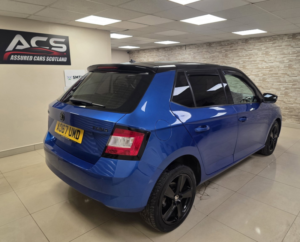 2017 Skoda Fabia 1.0 Tsi Colour Edition Hatchback 5dr Petrol Manual Euro 6 (s/s) (95 Ps) in Blue — image 3