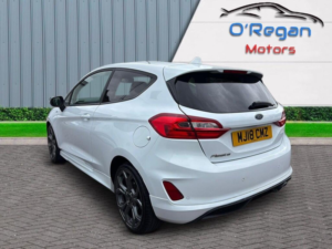 2018 Ford Fiesta 1.0t Ecoboost St-Line Euro 6 (s/s) 3dr in White — image 3