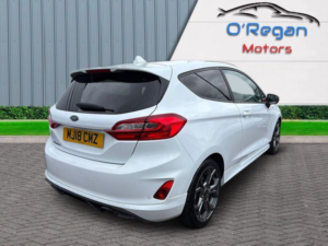 2018 Ford Fiesta 1.0t Ecoboost St-Line Euro 6 (s/s) 3dr in White — image 4